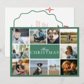 Frohe Weihnachten Foto-Collage  (Vorne/Hinten)