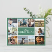 Frohe Weihnachten Foto-Collage  (Stehend Vorderseite)