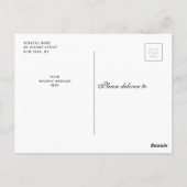 Frohe Weihnachten Foto Feiertag Gruß Postkarte (Rückseite)