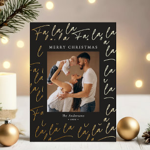 Frohe Weihnachten Foto Handschrift Schriftzug Echt Folien Feiertagskarte