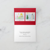 Frohe Weihnachten Foto Ihre Kinder Zeichnungen (Innenseite)