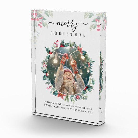 Frohe Weihnachten Foto Mistletoe Oma (Rechts)