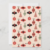 Frohe Weihnachten Foto Mitte des Jahrhunderts Mode (Rückseite)