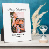 Frohe Weihnachten Foto moderne Liebe einfache Fami Fotoplatte (Seite)