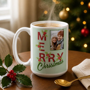 Frohe Weihnachten Foto Tasse