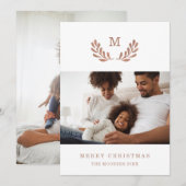 Frohe Weihnachten | Foto und Imitate Rose Gold Kra (Vorne/Hinten)