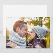 Frohe Weihnachten | Foto-Urlaubskarte (Vorne/Hinten)