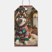 Frohe Weihnachten Foto Weihnachten Geschenkanhänger (Vorderseite)