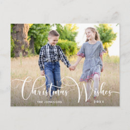 Frohe Weihnachten FOTO Weihnachten Gruß Urlaub Postkarte