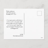 Frohe Weihnachten Foto Weihnachtskarte hinzufügen (Rückseite)