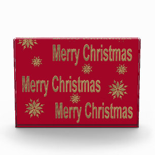 Frohe Weihnachten Fotoblock