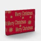 Frohe Weihnachten Fotoblock (Links)