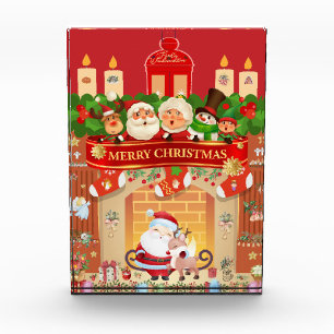 Frohe Weihnachten Fotoblock