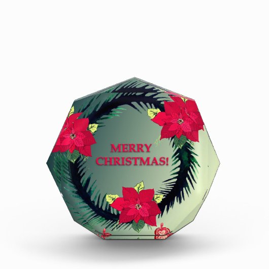 Frohe Weihnachten Fotoblock (Vorderseite)