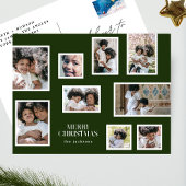 Frohe Weihnachten | FotoCollage | Classic Green