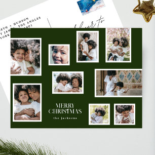 Frohe Weihnachten   FotoCollage   Classic Green
