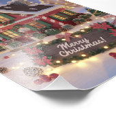 Frohe Weihnachten! Fotodruck (Ecke)