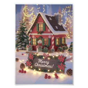 Frohe Weihnachten! Fotodruck