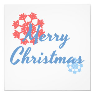 Frohe Weihnachten Fotodruck