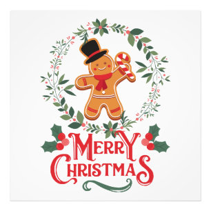 Frohe Weihnachten Fotodruck