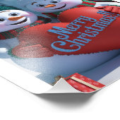 Frohe Weihnachten! Fotodruck (Ecke)