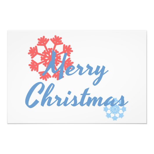 Frohe Weihnachten Fotodruck (Vorne)