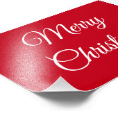 Frohe Weihnachten Fotodruck (Ecke)
