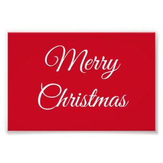 Frohe Weihnachten Fotodruck