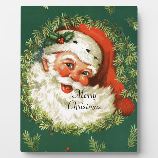 Frohe Weihnachten Fotoplatte (Vorderseite)