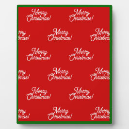 Frohe Weihnachten! Fotoplatte