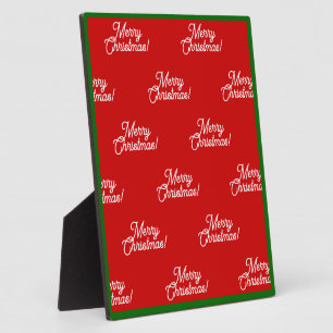 Frohe Weihnachten! Fotoplatte