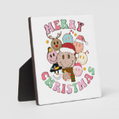 Frohe Weihnachten Fotoplatte (Vorderseite)
