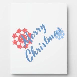 Frohe Weihnachten Fotoplatte