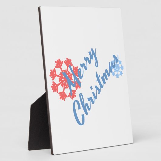 Frohe Weihnachten Fotoplatte (Seite)