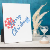 Frohe Weihnachten Fotoplatte (Seite)