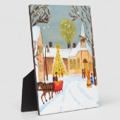 Frohe Weihnachten Fotoplatte (Seite)