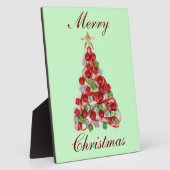 Frohe Weihnachten Fotoplatte (Seite)