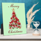 Frohe Weihnachten Fotoplatte (Seite)