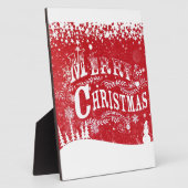 Frohe Weihnachten Fotoplatte (Seite)