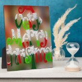 Frohe Weihnachten Fotoplatte (Seite)