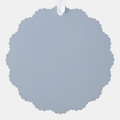 Frohe Weihnachten: Fox Illustration Art Ornament Karte (Rückseite)