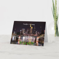 Frohe Weihnachten, Frankfurt, Deutschland