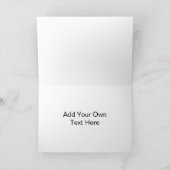 Frohe Weihnachten Französisch Bilingual Card Joyeu (Innenseite)