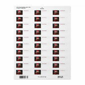 Frohe Weihnachten Französischer Bulldog (Vorne)