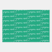 Frohe Weihnachten französisches Design  Geschenkpapier Set (Vorderseite 3)