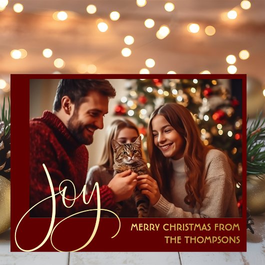 Frohe Weihnachten, Freude Gruß Postkarte