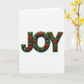 Frohe Weihnachten Freude Karte (Gelbe Blume)