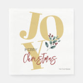 Frohe Weihnachten, Freude Serviette (Vorderseite)