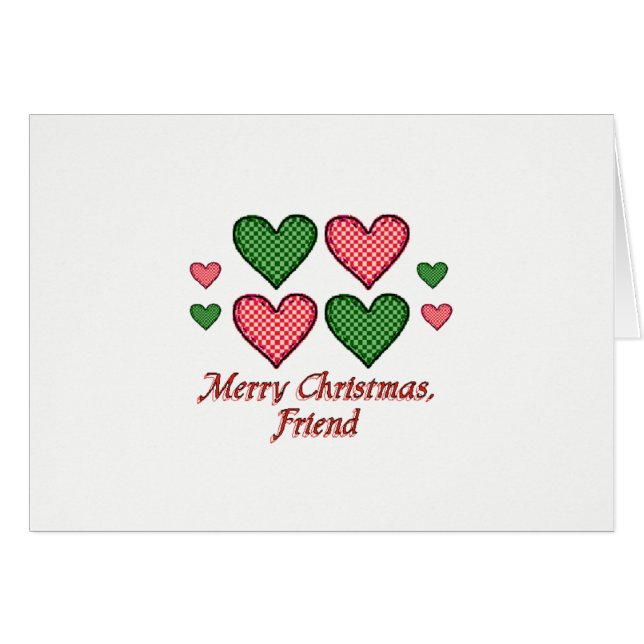 Frohe Weihnachten, Freund (Vorderseite (Horizontal))