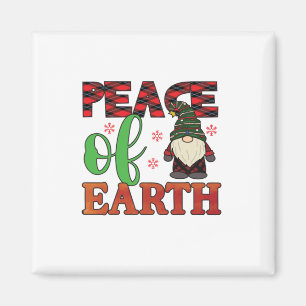 Frohe Weihnachten Frieden auf der Erde Magnet